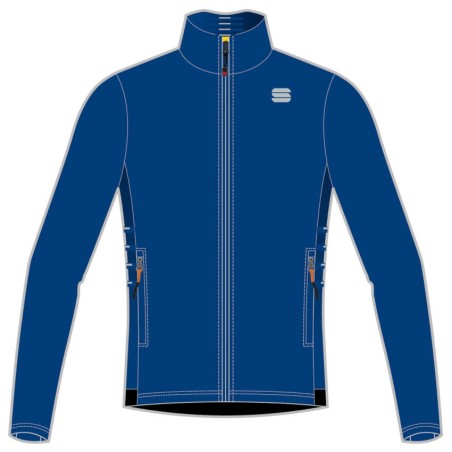 Veste d’entraînement Sportful Squadra Jacket 2022 céramique bleue / noir